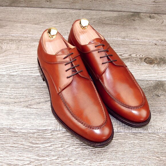* NIB * $475 Nordstrom ZELLI Italia 9.5 M Italian Derby Rust * add $15 Trees main image 15